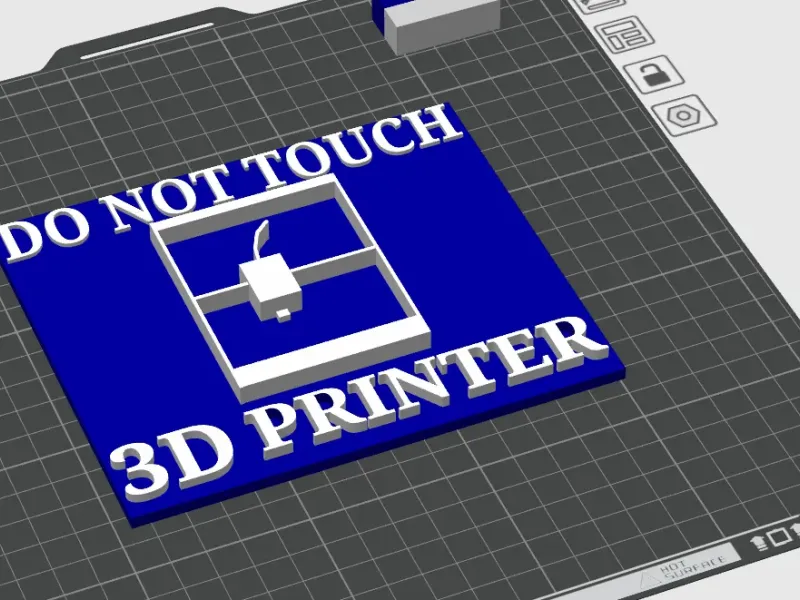 Don't touch 3d Printer