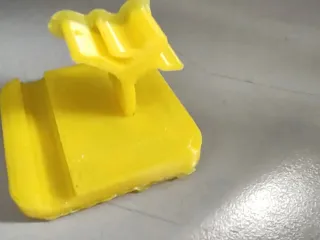 Boy Kicking Phone Stand