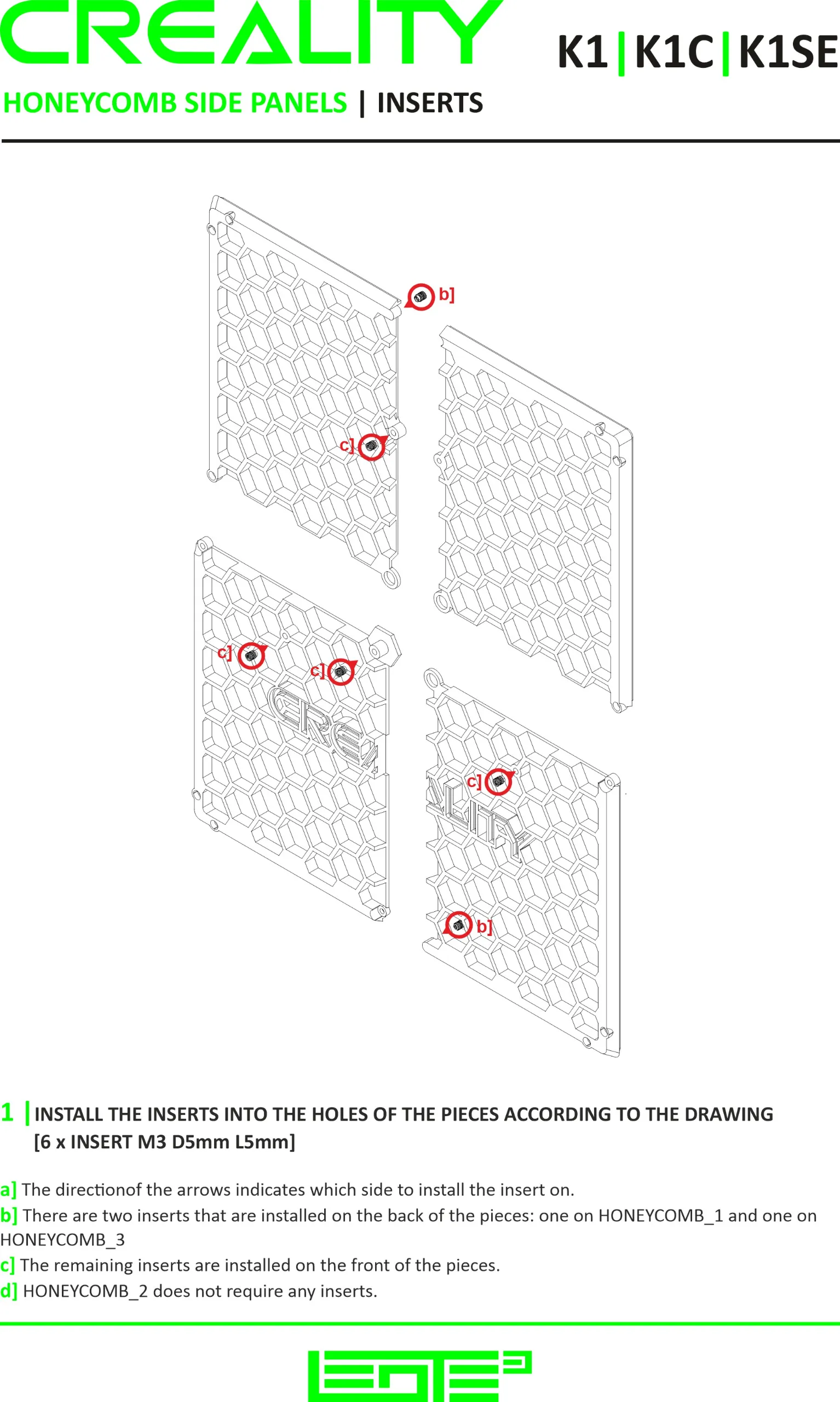 CREALITY K1|K1C|K1SE - SIDE PANELS [CLOSED+SPOOL HOLDER]
