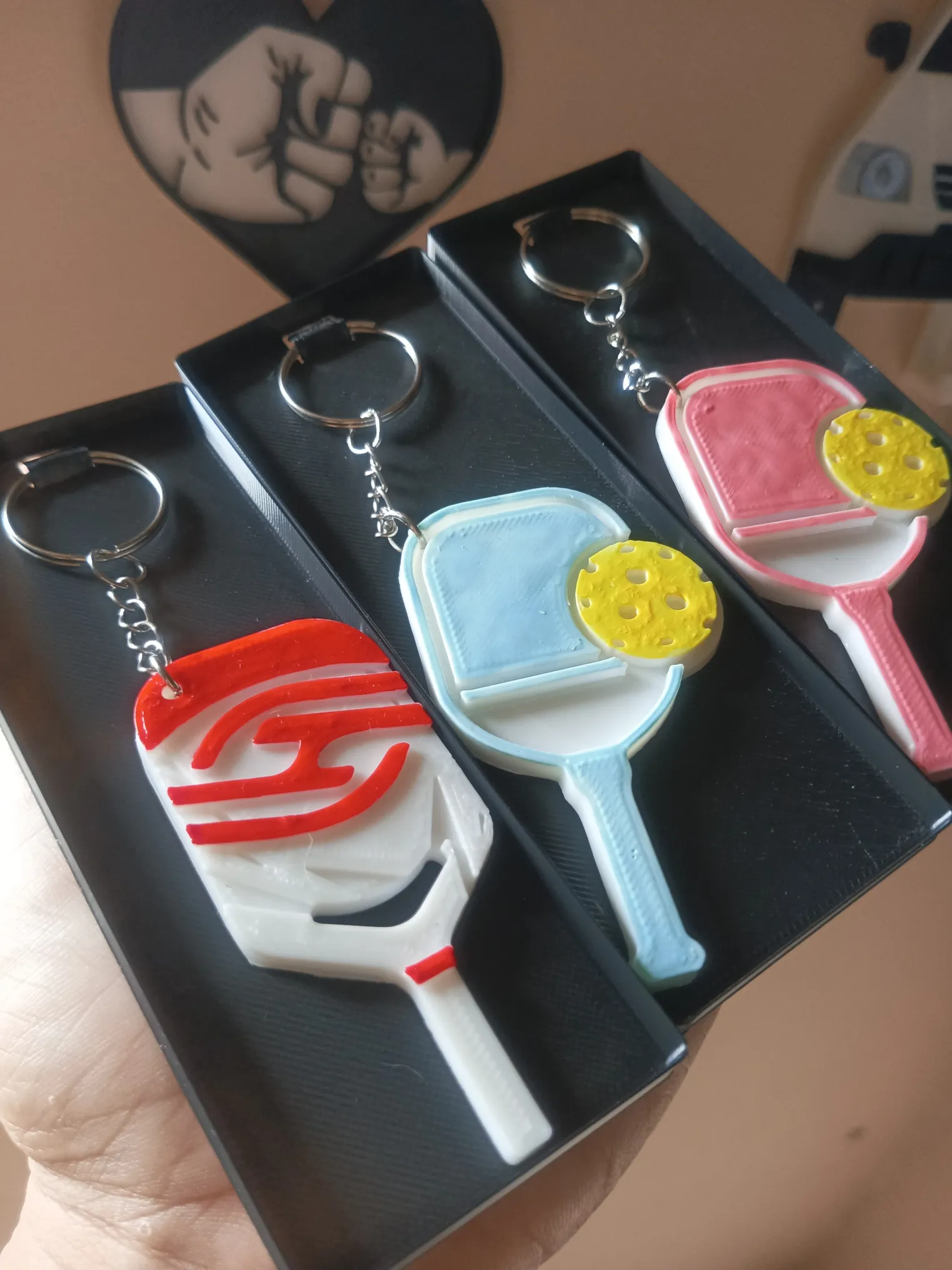 Table Tennis Keychains 3D models download Creality Cloud