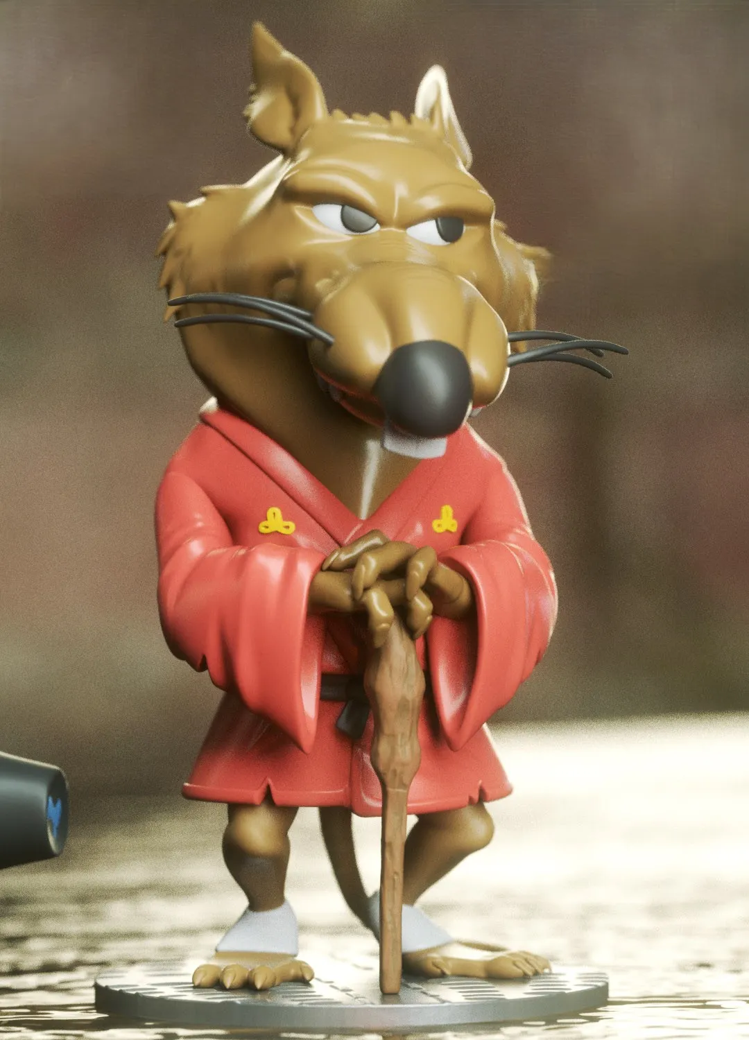 Master Splinter Chibi – TMNT Sensei Figurine