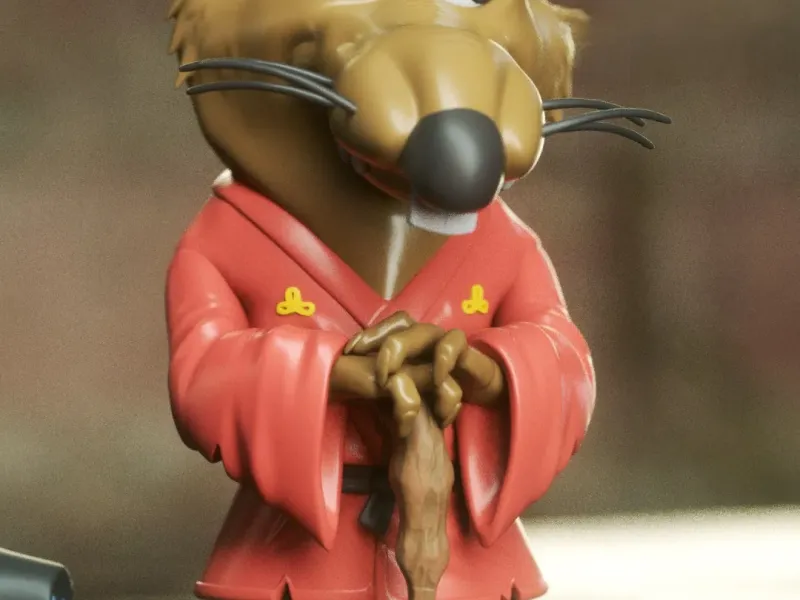 Master Splinter Chibi – TMNT Sensei Figurine