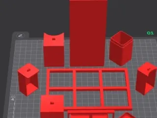 Resizable box organizer
