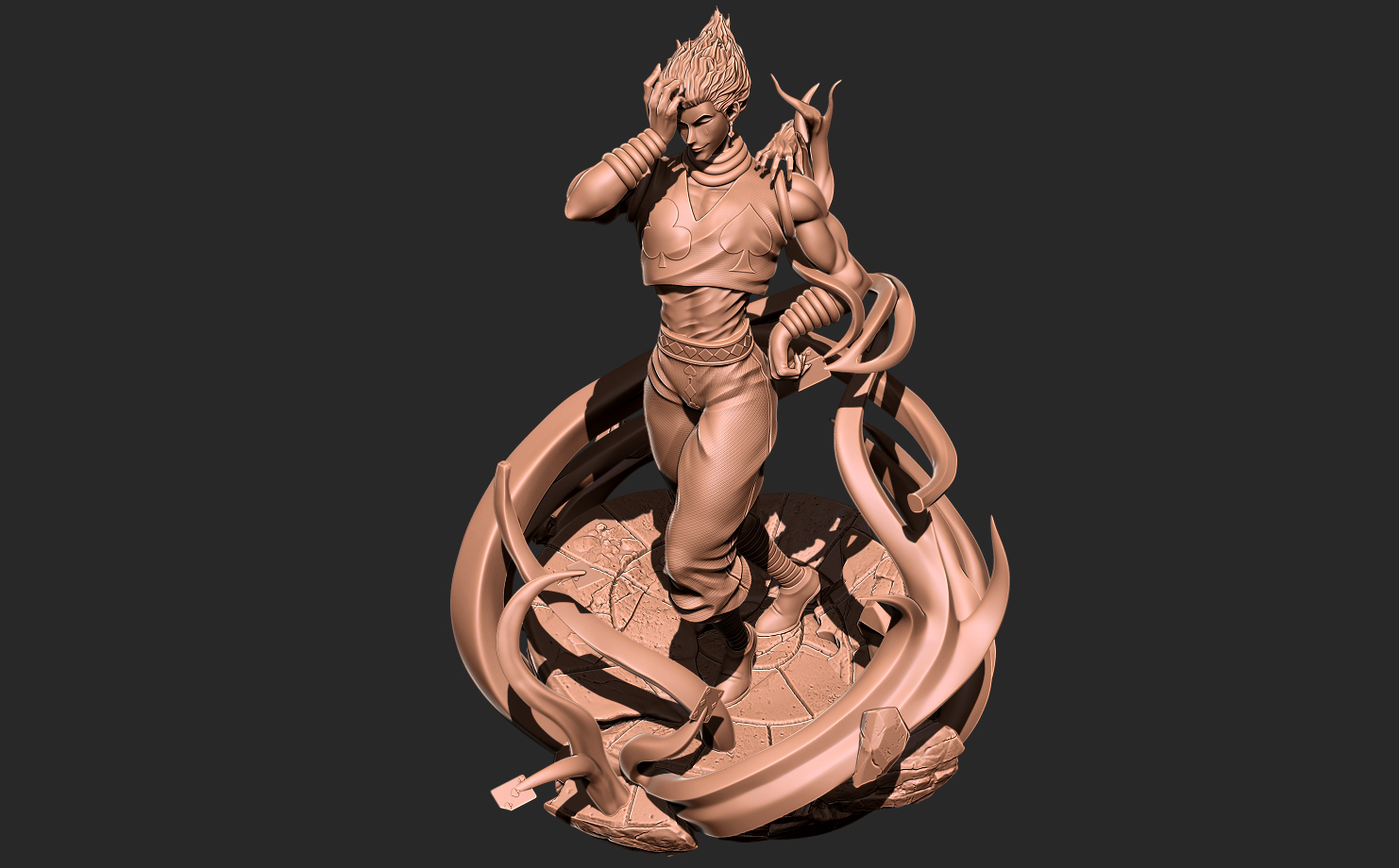 Hisoka Hunter X Hunter 3D print model | 3D модели скачать | Creality Cloud