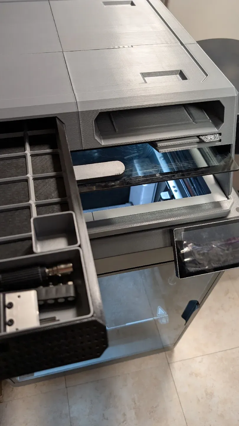 K2 Plus - CSF Riser - Drawer Options