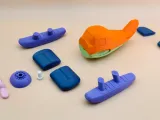 Chibi Seaplane with Rotating Propeller (See Images for Assembly)-4