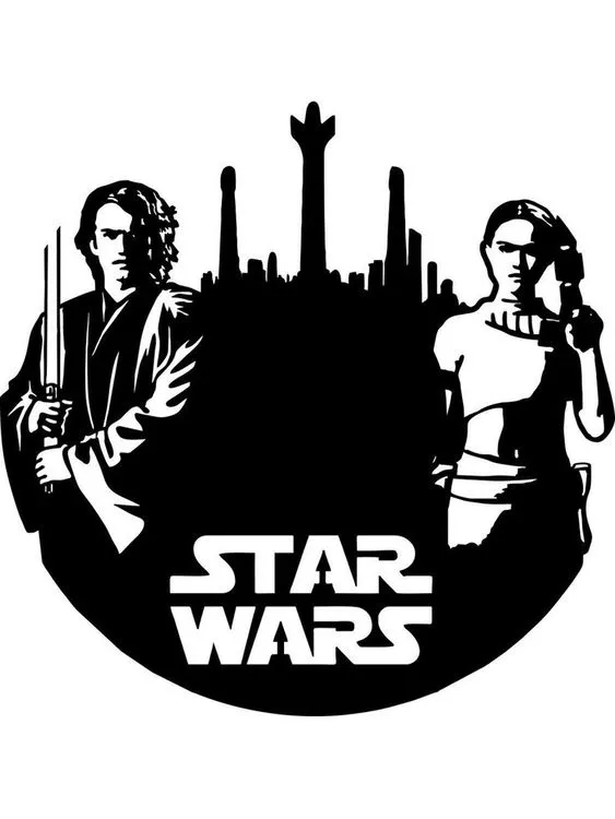 Home Decorations &amp; Ornaments STL Download - Starwars Wall Art-Wall ...