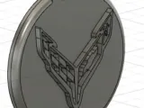 Porte clé Chevrolet corvette / Chevrolet corvette key ring-1