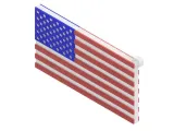 Keychain-USA FLAG-0