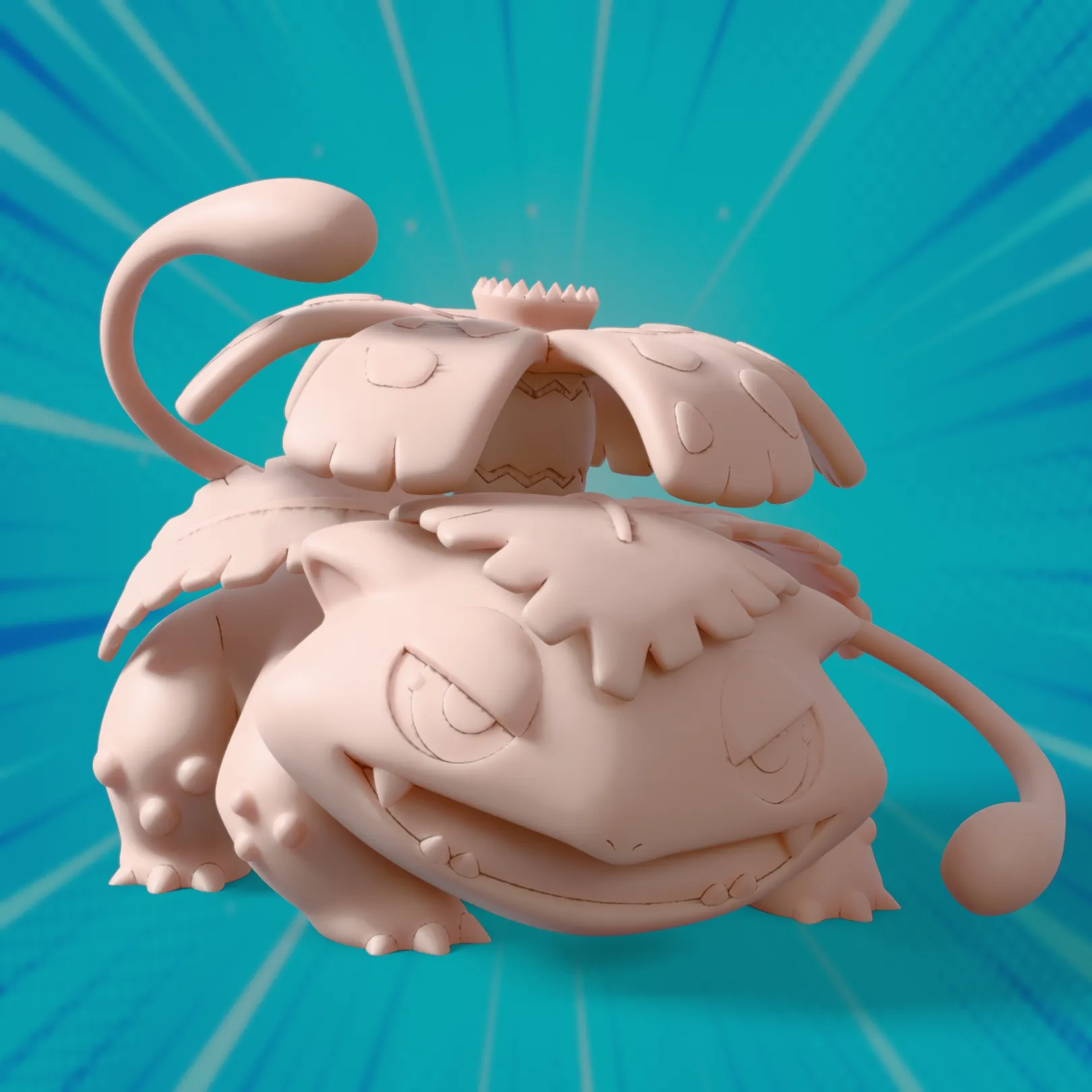 Venusaur Pokemon Fan Art - Multi-Part Model