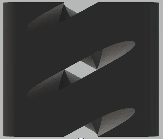 Spiral cube fidget toy