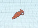 carrot keychain-0
