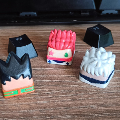 Hunters Keycaps collection - Gon - Killua - Hisoka - Mechani