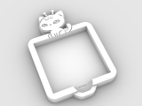 Post-It, Sticky Note Holder alien cat-2