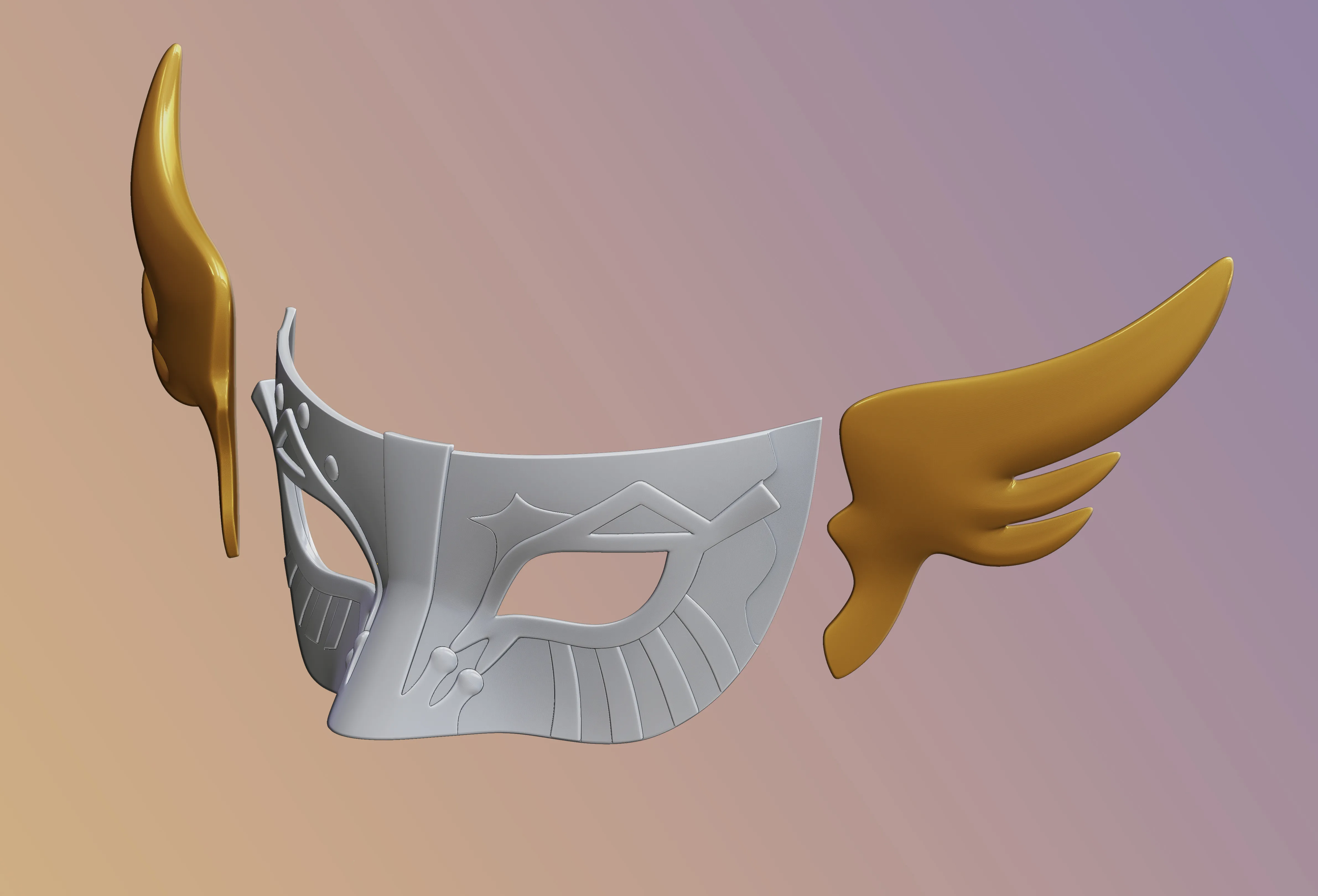 Allen Walker mask D gray-man cosplay