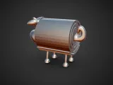 toilet paper holder moo cow-1