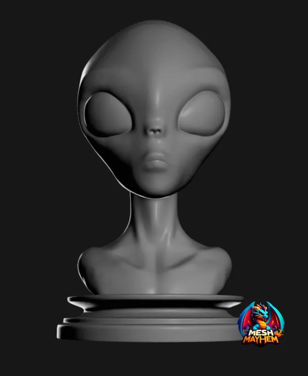 Female Alien Bust