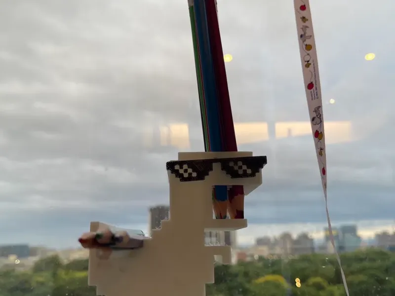 Chrome恐龍遊戲牙怪筆筒Chrome Dinosaur Game Tooth Monster Pen Holder