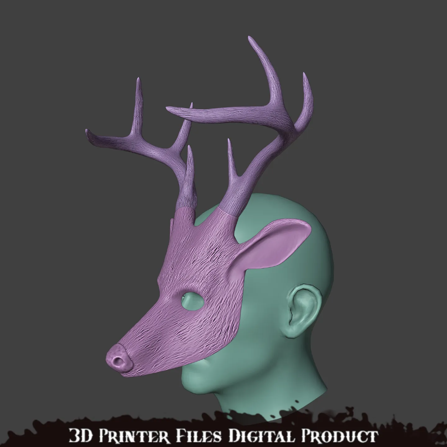 Cult of the Tree Deer Cosplay Mask Alan Wake 2