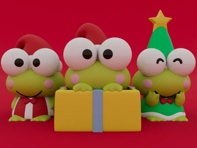 Christmas Special Cute Keroppi Collection