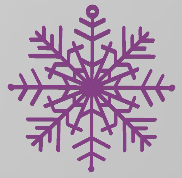 EASY TO PRINT, SNOWFLAKE, CHRISTMAS ORNAMENT 15, ORNAMENTS | 3D models ...