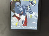 Vintage delta airlines poster for New Orleans - Hueforge-1