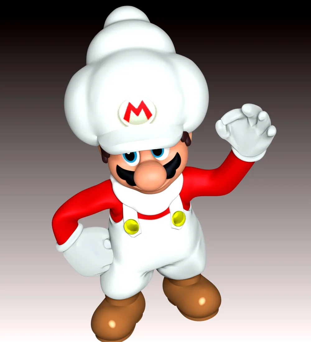 Cloud Mario Fan Art