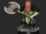 Dwarf RPG Miniature-8