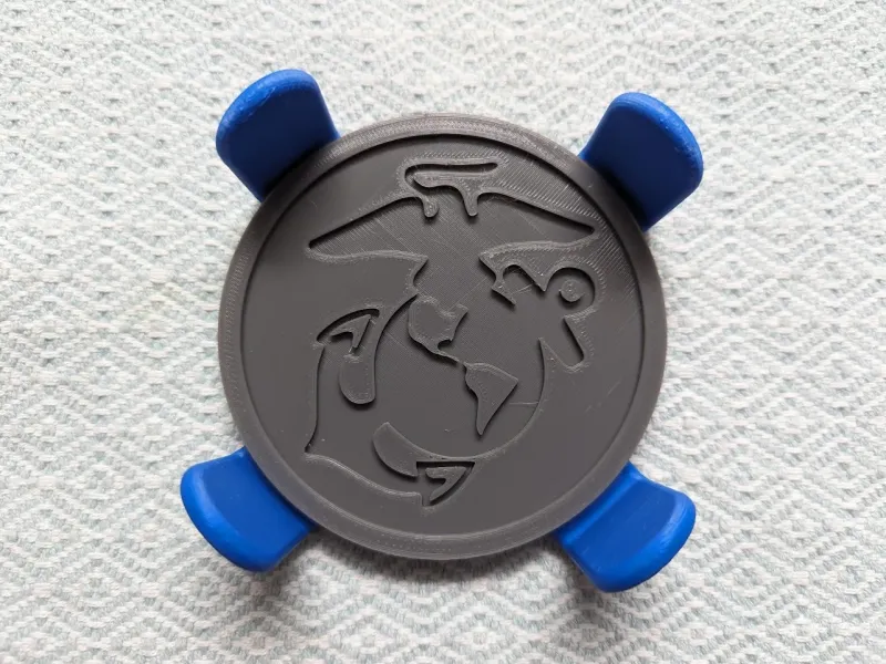 Marines Coaster Set w/holder (holds 6)