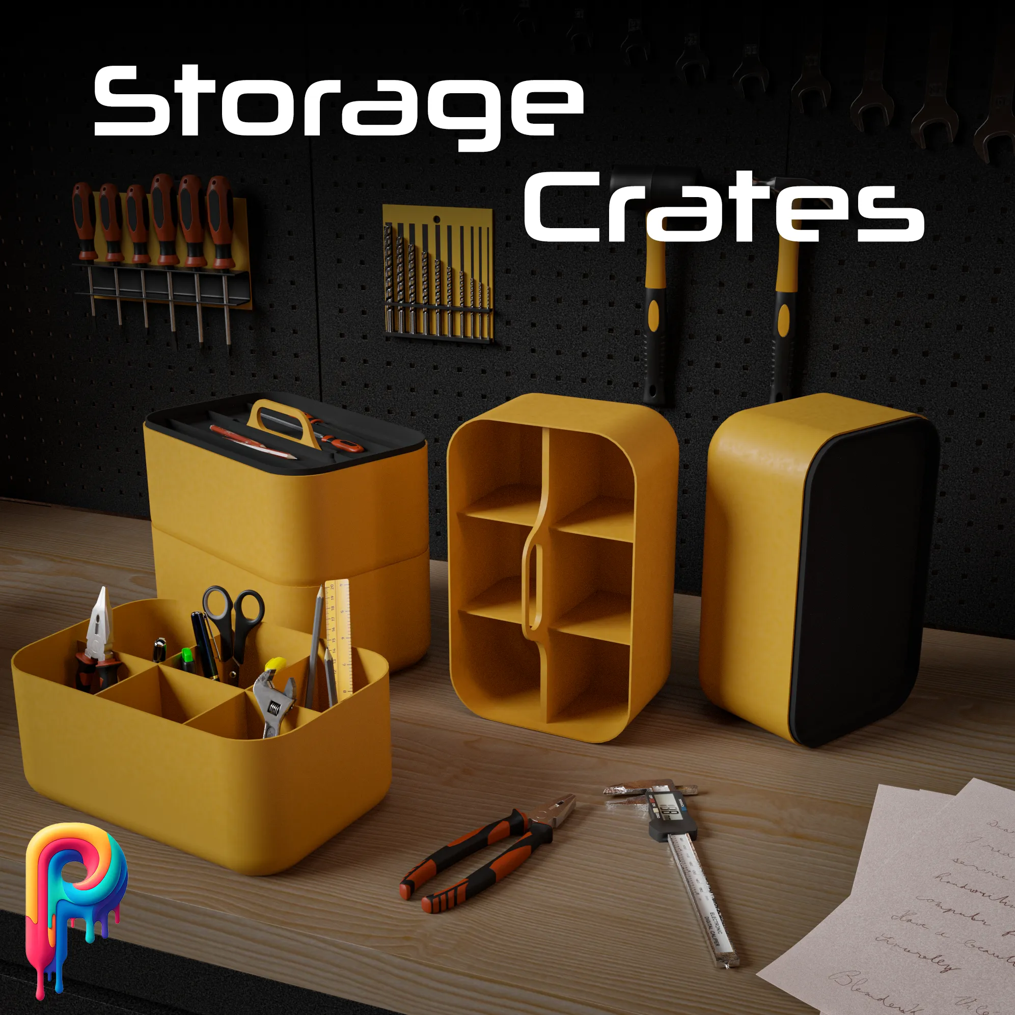 Storage Crates by Polymeria