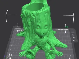 Baby Groot Pencil Holder