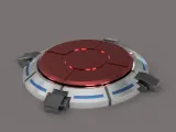 Portal Ağırlıklı Saklama Küpü Düğmesi - 3D Yazdırılabilir Model-1