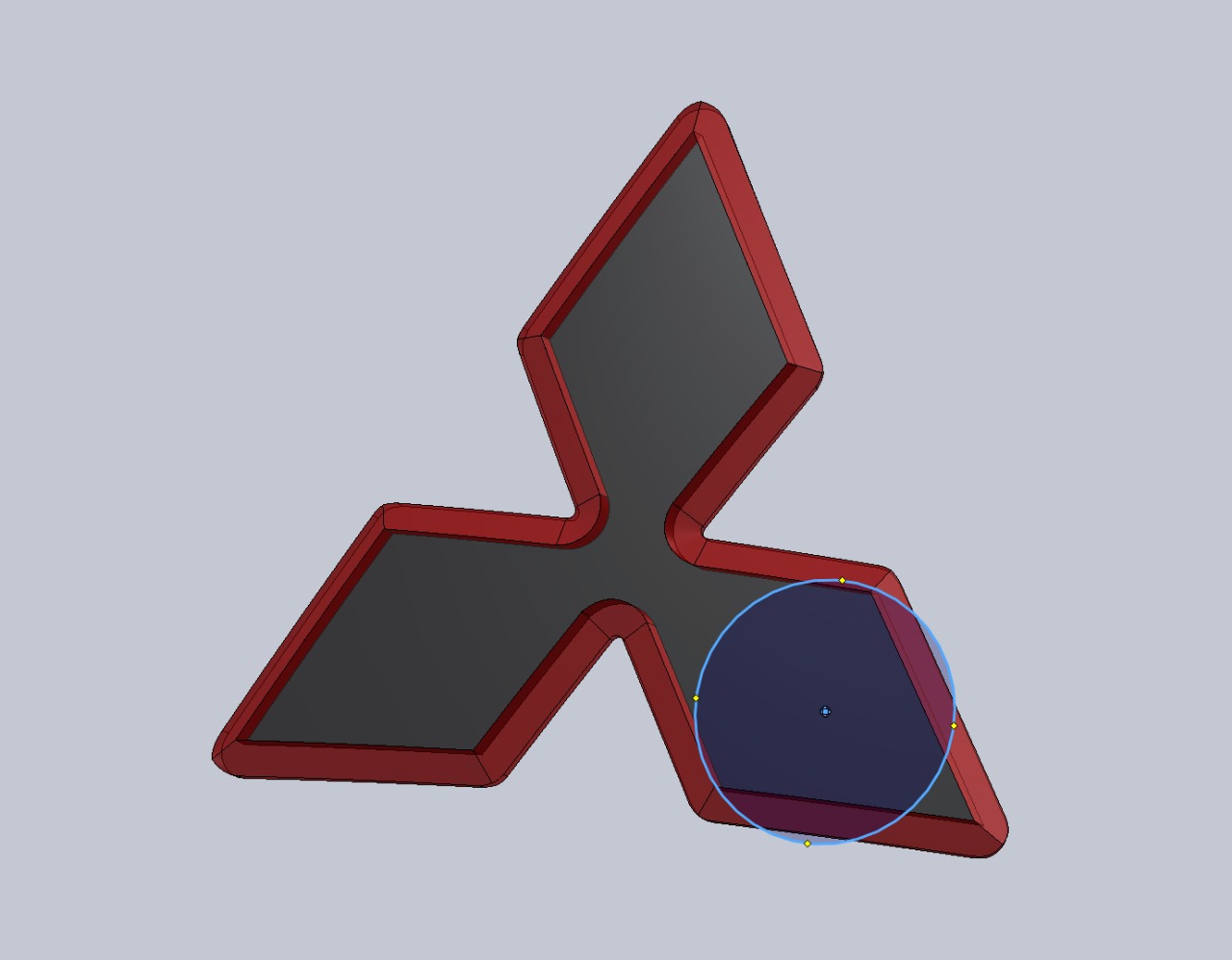 Mitubishi CS3 front logo | 3D models download | Creality Cloud