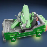 Futuristic vehicle Creality Mini Maker-3