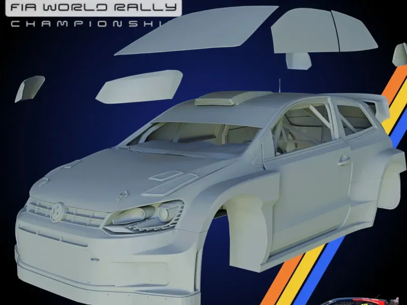 POLO R WRC  - RC Housing