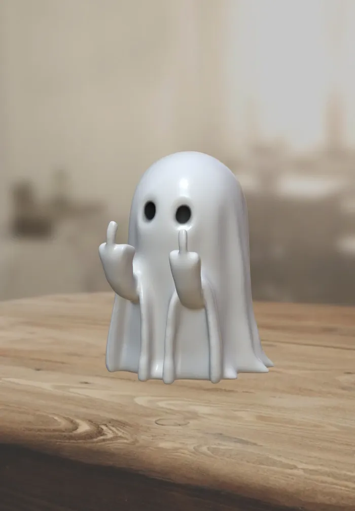 Ghost Figurine - Miniatures - PLA - 3D printed product - фото 3