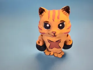 cat boxing articulated