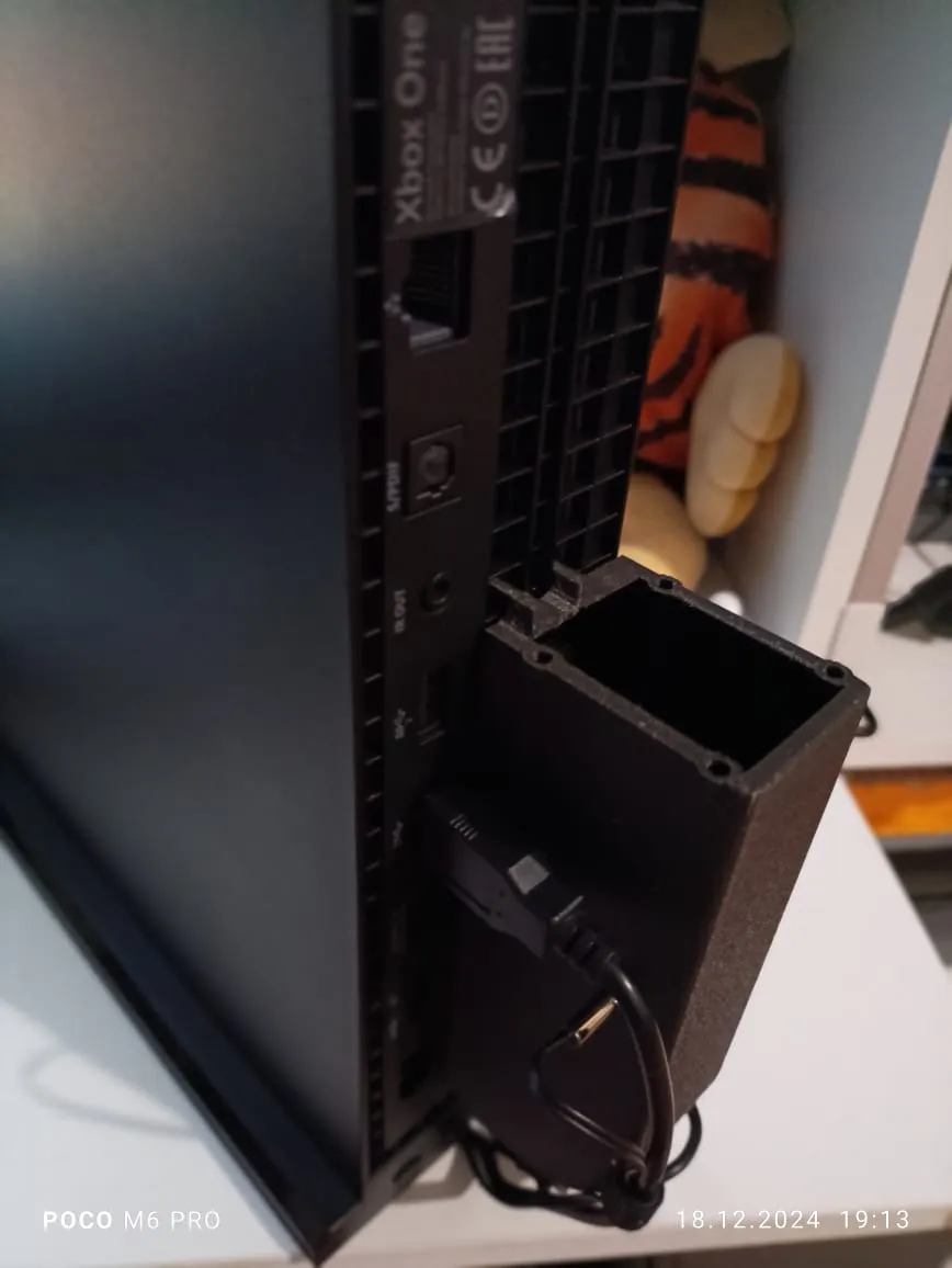 XBox One X Redirect Air Duct Exhaust Airflow