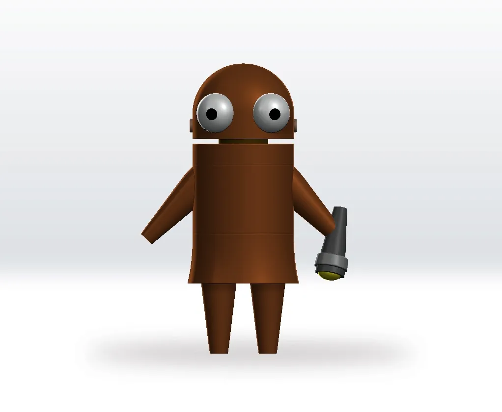 Repo Brown STL file 3D Model Character Fanart