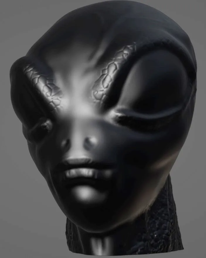 Alien Head Home, Office, Car Dashboard& Halloween Decoration-6