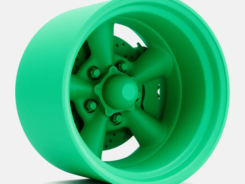 escala 1/24, roda e travão Torq Thrust D 15x10