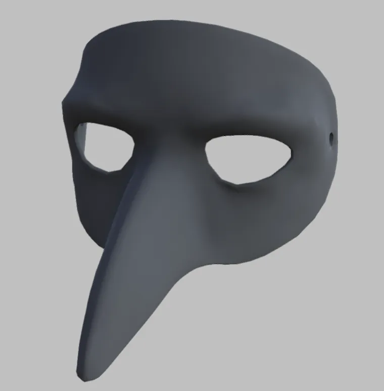 Wearable plague doctor mask