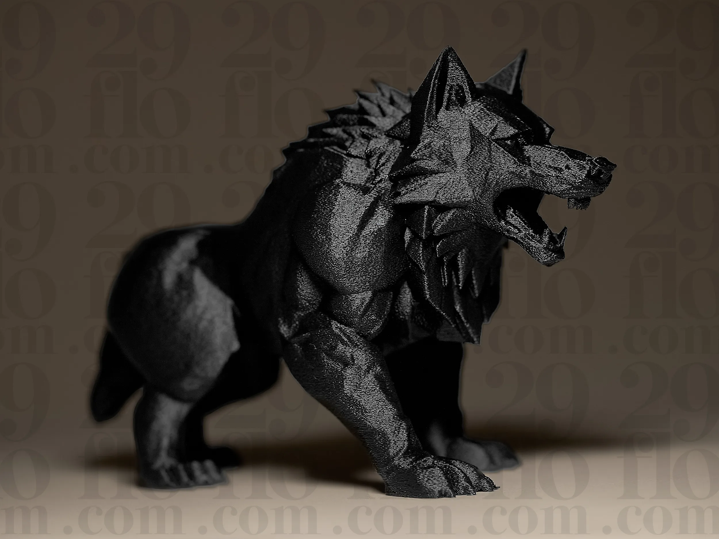 Warewolf Raaaaaaaa 3D Printer Files | 3MF File | Warewolf Figurine | Creality Cloud