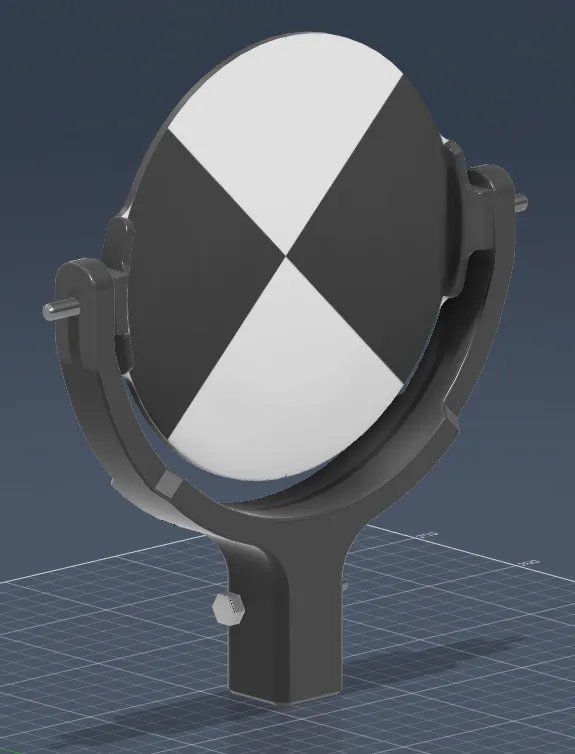 Survey 3D scanning target for prism holder 12mm (like leica)
