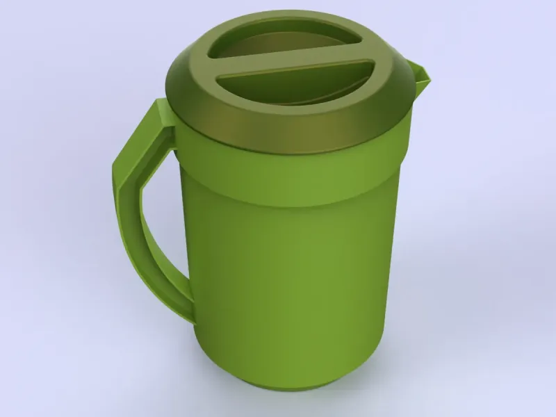 Jug with Removable Lid