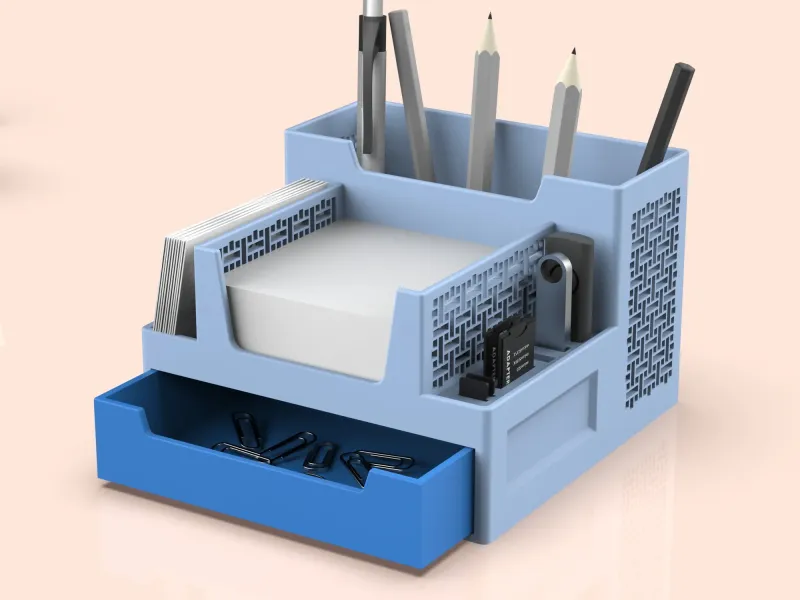 Multi-Functional Organizer, Desktop Pen Holder, USB -SD Card