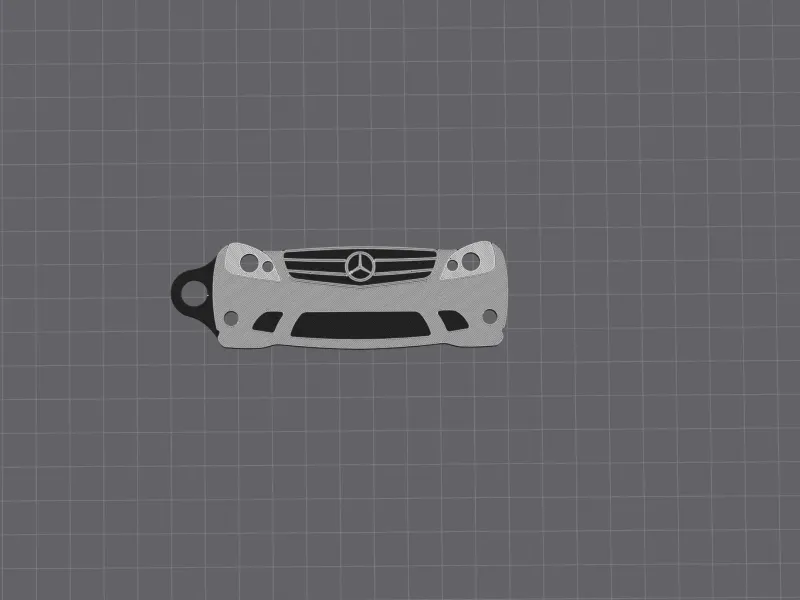 Mercedes-Benz C63 AMG W204 Keychain