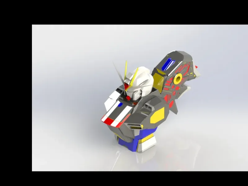 ZGMF-X20A Strike Freedom Bust (Fanmade)