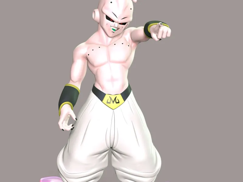 Kid Buu - Fanart de Dragon Ball