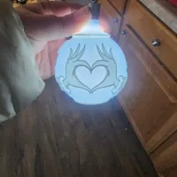 Beautiful Grinch Lithophane Christmas Ball-0